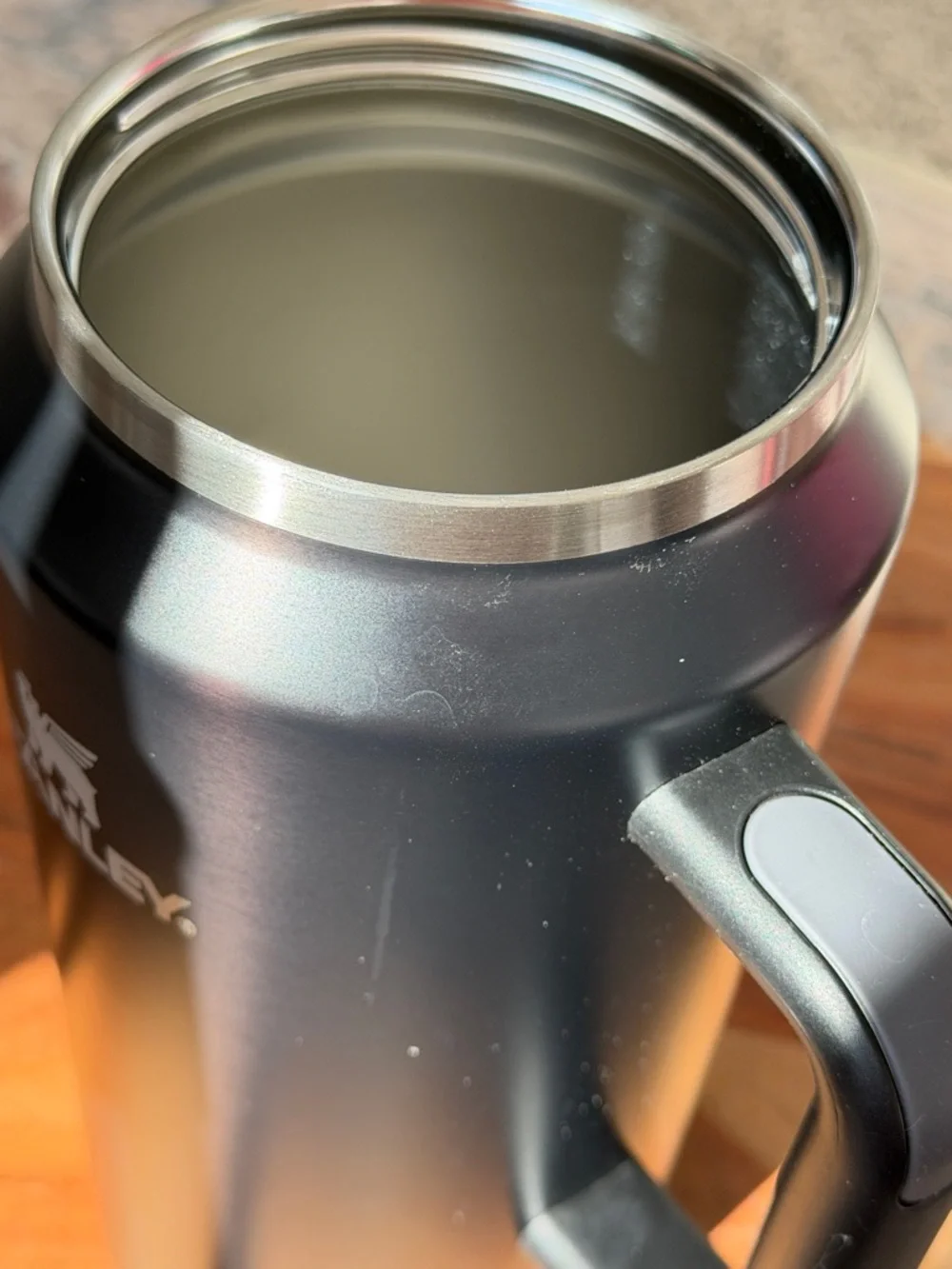 Stanley Black Vacuum Insulated Mug with Stainless Trim 64 oz - Picture 10 of 16